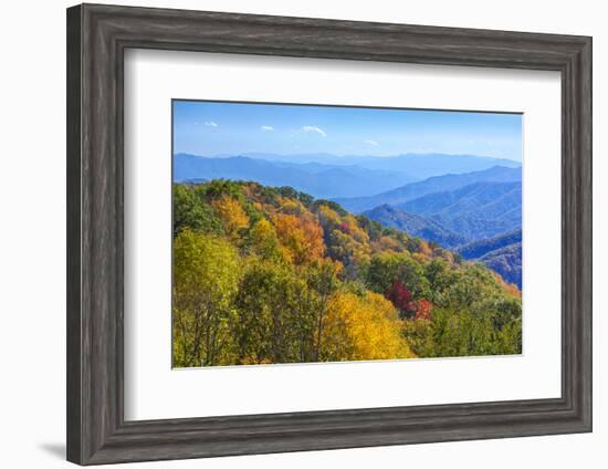 North Carolina, Great Smoky Mountains NP, View from Newfound Gap Road-Jamie & Judy Wild-Framed Photographic Print