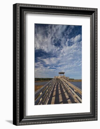 North Carolina, Outer Banks National Seashore, Bodie Island, Boardwalk-Walter Bibikow-Framed Photographic Print