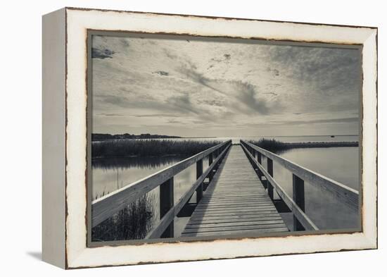 North Carolina, Outer Banks National Seashore, Corolla,Boardwalk-Walter Bibikow-Framed Premier Image Canvas