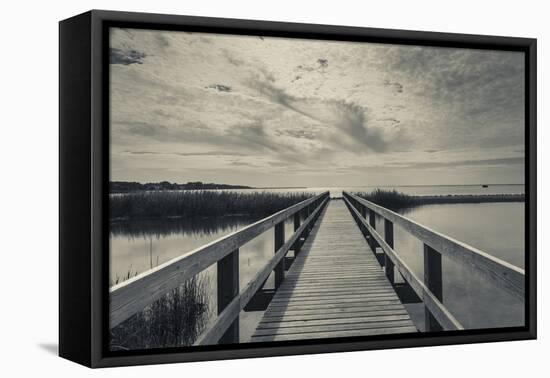 North Carolina, Outer Banks National Seashore, Corolla,Boardwalk-Walter Bibikow-Framed Premier Image Canvas
