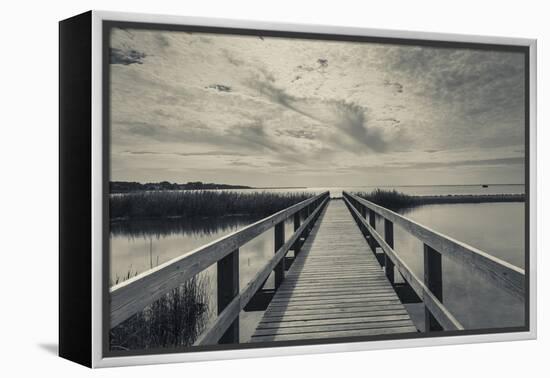 North Carolina, Outer Banks National Seashore, Corolla,Boardwalk-Walter Bibikow-Framed Premier Image Canvas