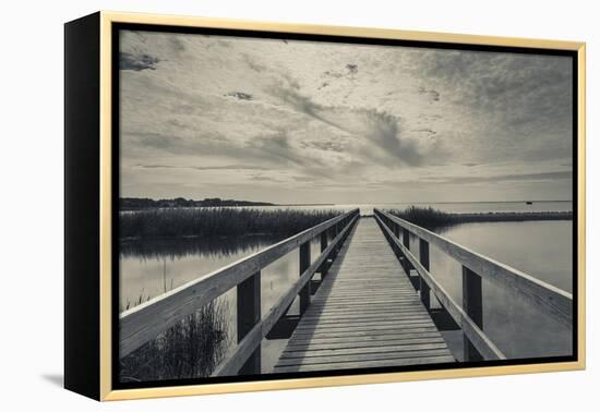 North Carolina, Outer Banks National Seashore, Corolla,Boardwalk-Walter Bibikow-Framed Premier Image Canvas