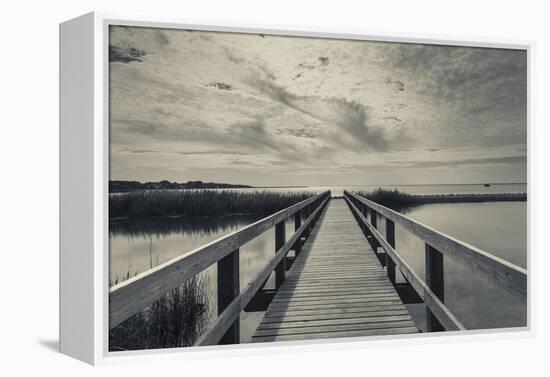 North Carolina, Outer Banks National Seashore, Corolla,Boardwalk-Walter Bibikow-Framed Premier Image Canvas