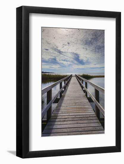 North Carolina, Outer Banks National Seashore, Corolla,Boardwalk-Walter Bibikow-Framed Photographic Print