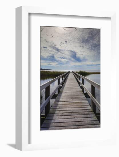 North Carolina, Outer Banks National Seashore, Corolla,Boardwalk-Walter Bibikow-Framed Photographic Print