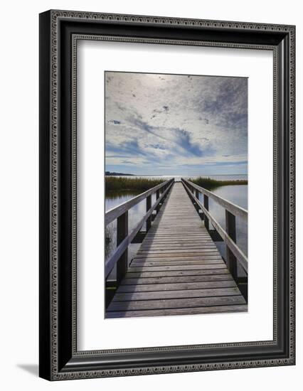 North Carolina, Outer Banks National Seashore, Corolla,Boardwalk-Walter Bibikow-Framed Photographic Print