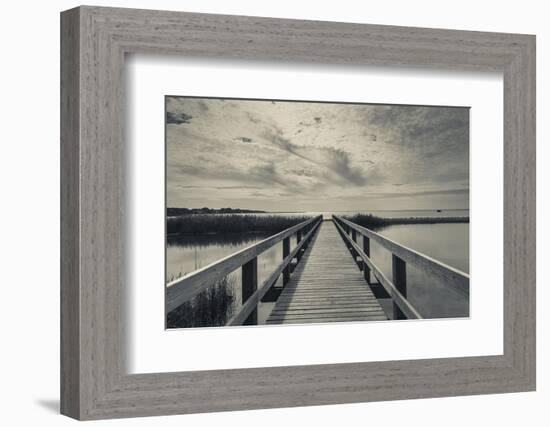 North Carolina, Outer Banks National Seashore, Corolla,Boardwalk-Walter Bibikow-Framed Photographic Print