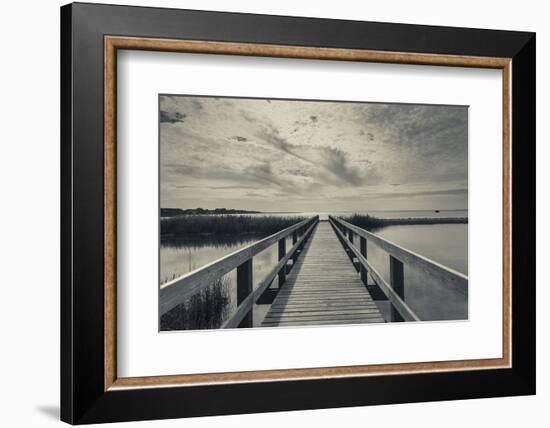 North Carolina, Outer Banks National Seashore, Corolla,Boardwalk-Walter Bibikow-Framed Photographic Print