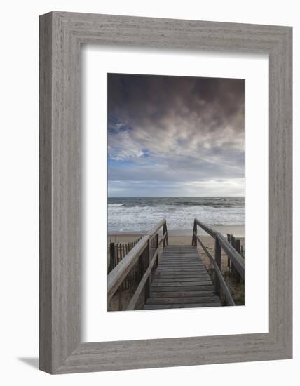 North Carolina, Outer Banks National Seashore, Kitty Hawk, Waterfront-Walter Bibikow-Framed Photographic Print