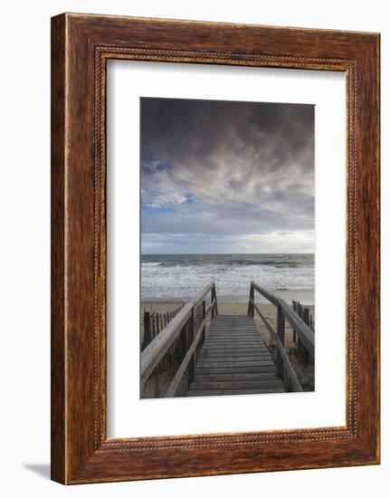 North Carolina, Outer Banks National Seashore, Kitty Hawk, Waterfront-Walter Bibikow-Framed Photographic Print