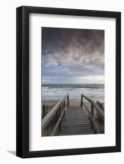 North Carolina, Outer Banks National Seashore, Kitty Hawk, Waterfront-Walter Bibikow-Framed Photographic Print