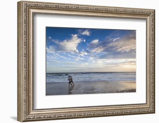 North Carolina, Outer Banks National Seashore, Kitty Hawk, Waterfront-Walter Bibikow-Framed Photographic Print