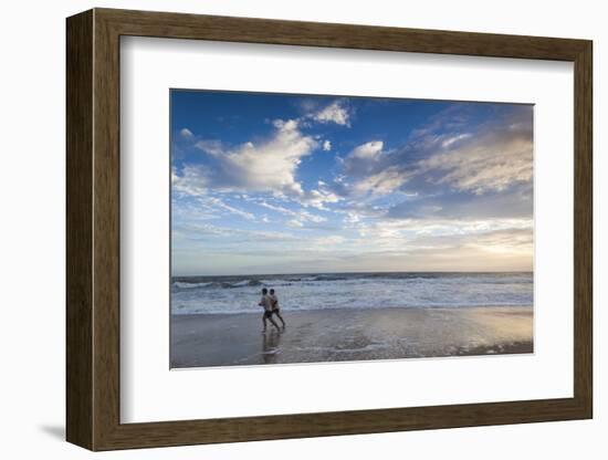 North Carolina, Outer Banks National Seashore, Kitty Hawk, Waterfront-Walter Bibikow-Framed Photographic Print