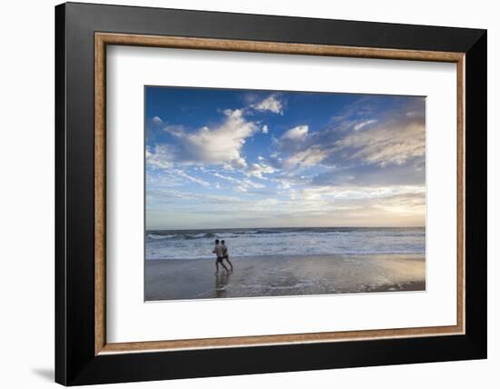 North Carolina, Outer Banks National Seashore, Kitty Hawk, Waterfront-Walter Bibikow-Framed Photographic Print