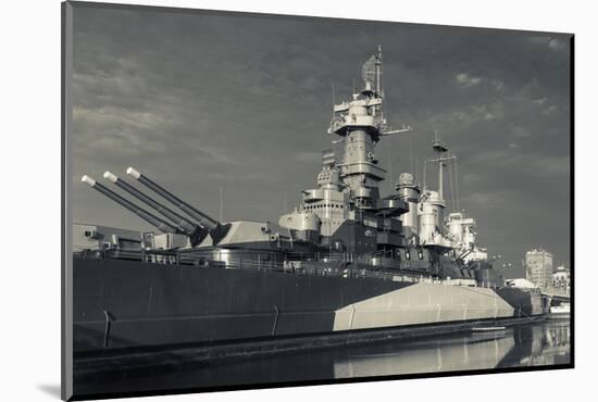 North Carolina, Wilmington, Battleship Uss North Carolina-Walter Bibikow-Mounted Photographic Print