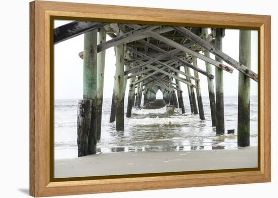 North Carolina, Wilmington, Oceanic Pier-Lisa S^ Engelbrecht-Framed Premier Image Canvas