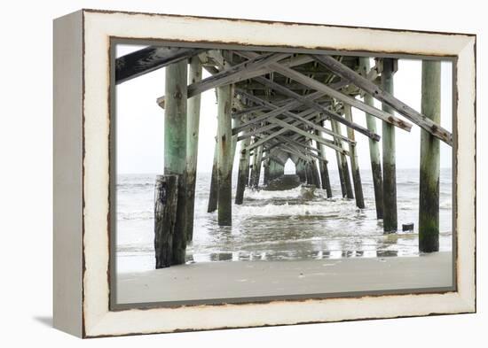 North Carolina, Wilmington, Oceanic Pier-Lisa S^ Engelbrecht-Framed Premier Image Canvas