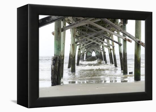 North Carolina, Wilmington, Oceanic Pier-Lisa S^ Engelbrecht-Framed Premier Image Canvas