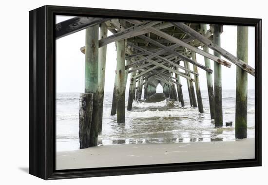 North Carolina, Wilmington, Oceanic Pier-Lisa S^ Engelbrecht-Framed Premier Image Canvas