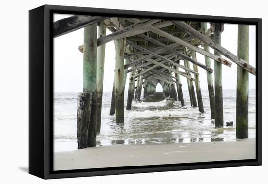 North Carolina, Wilmington, Oceanic Pier-Lisa S^ Engelbrecht-Framed Premier Image Canvas