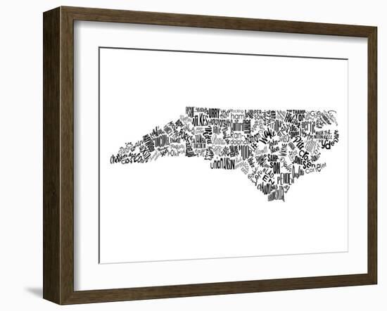 North Carolina-Jace Grey-Framed Art Print