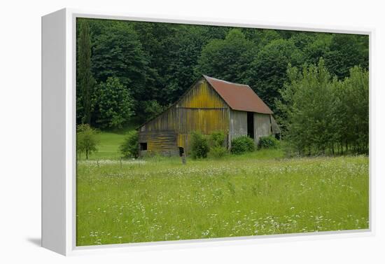 North Cascades Barn-George Johnson-Framed Premier Image Canvas