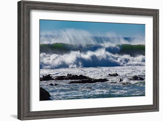 North Cayucos V-Lee Peterson-Framed Photo