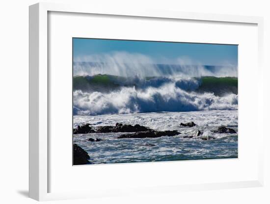 North Cayucos V-Lee Peterson-Framed Photo