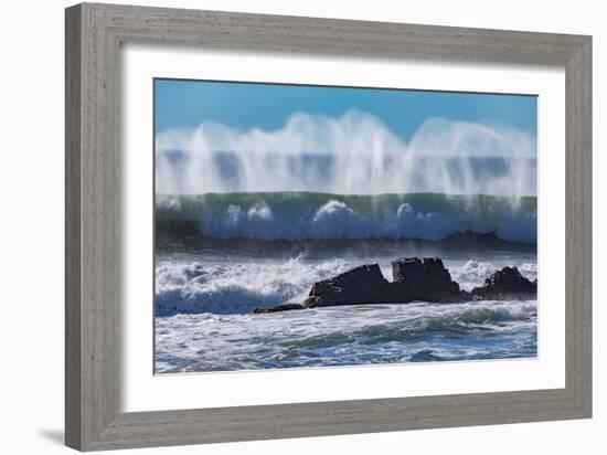 North Cayucos VI-Lee Peterson-Framed Photo