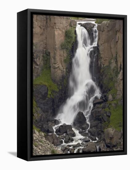 North Clear Creek Falls, Rio Grande National Forest, Colorado, USA-James Hager-Framed Premier Image Canvas