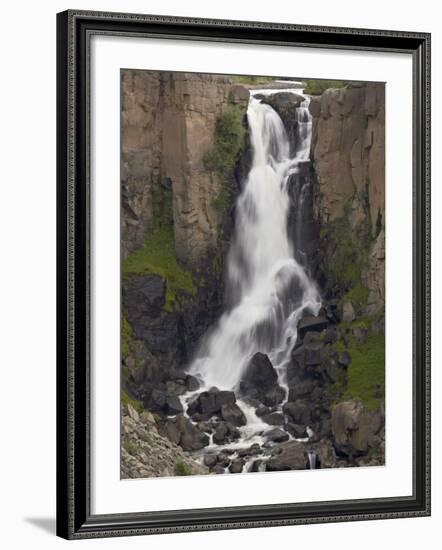 North Clear Creek Falls, Rio Grande National Forest, Colorado, USA-James Hager-Framed Photographic Print