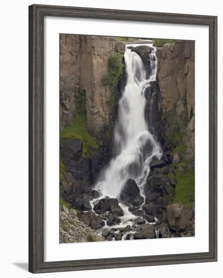 North Clear Creek Falls, Rio Grande National Forest, Colorado, USA-James Hager-Framed Photographic Print