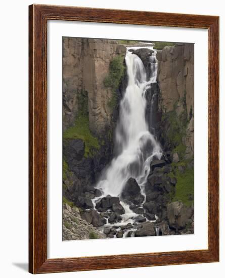 North Clear Creek Falls, Rio Grande National Forest, Colorado, USA-James Hager-Framed Photographic Print