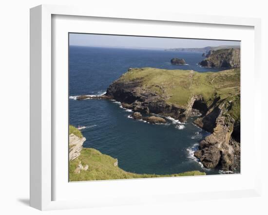 North Coast at Tintagel, Cornwall, England, United Kingdom, Europe-Rolf Richardson-Framed Photographic Print