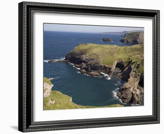 North Coast at Tintagel, Cornwall, England, United Kingdom, Europe-Rolf Richardson-Framed Photographic Print