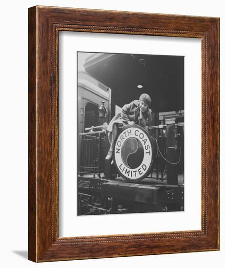 North Coast Limited of the Northern Pacific Railway, 1928-Ashael Curtis-Framed Giclee Print