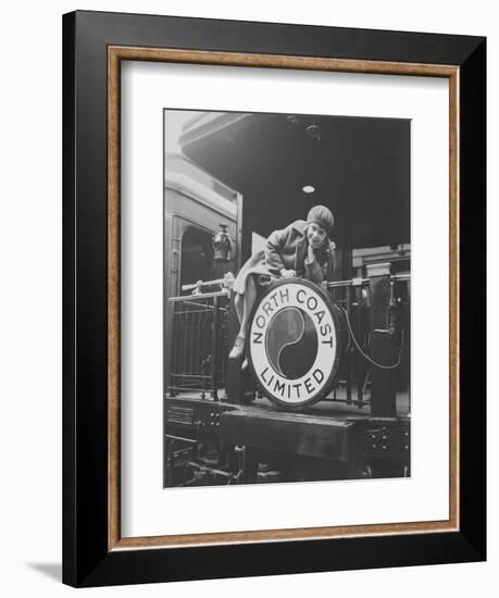 North Coast Limited of the Northern Pacific Railway, 1928-Ashael Curtis-Framed Giclee Print