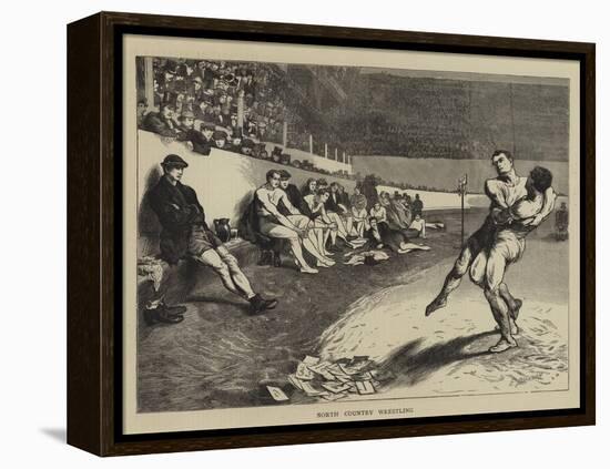 North Country Wrestling-Edwin Buckman-Framed Premier Image Canvas