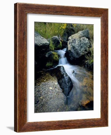 North Creek Tumbles Through Boulders, Schell Creek Range, Mt. Grafton Wilderness, Nevada, USA-Scott T. Smith-Framed Photographic Print