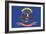 North Dakota State Flag-Lantern Press-Framed Art Print