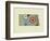 North Dakota State Map-Lanre Adefioye-Framed Giclee Print