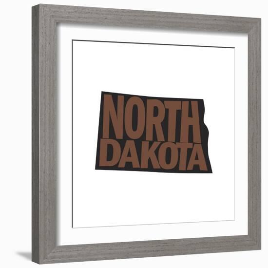 North Dakota-Art Licensing Studio-Framed Giclee Print