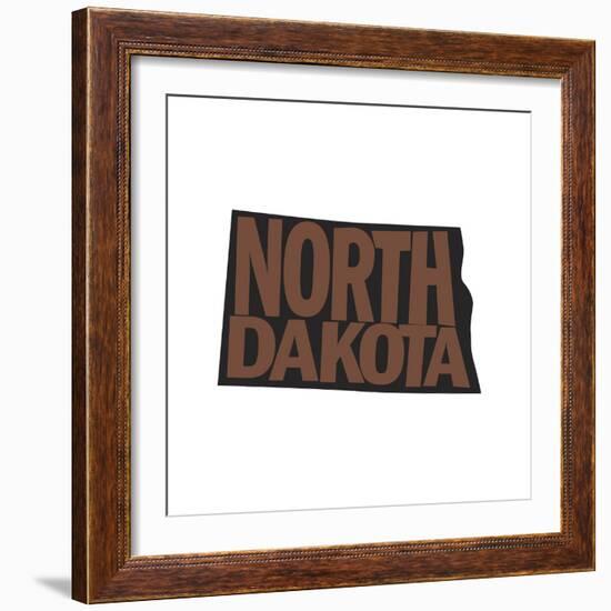 North Dakota-Art Licensing Studio-Framed Giclee Print