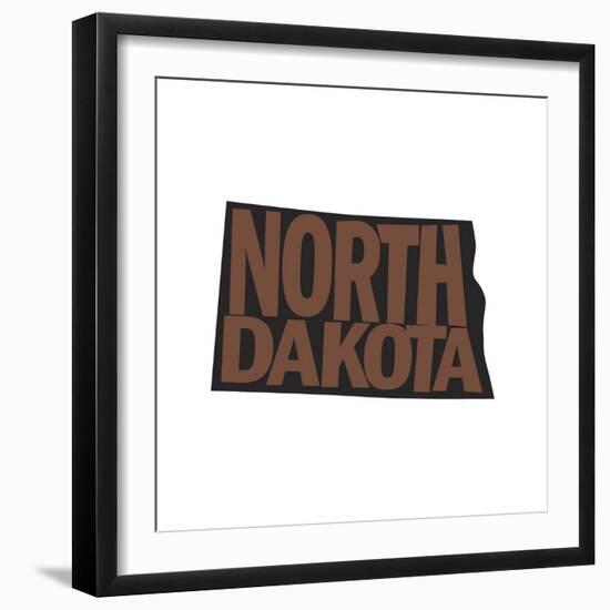 North Dakota-Art Licensing Studio-Framed Giclee Print