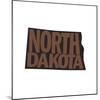 North Dakota-Art Licensing Studio-Mounted Giclee Print