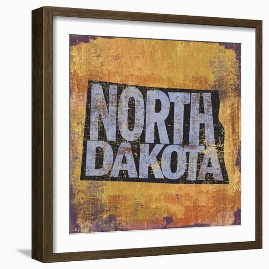 North Dakota-Art Licensing Studio-Framed Giclee Print