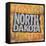 North Dakota-Art Licensing Studio-Framed Premier Image Canvas