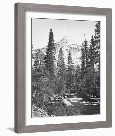 North Dome, 3730 ft., Yosemite-Carleton E Watkins-Framed Giclee Print