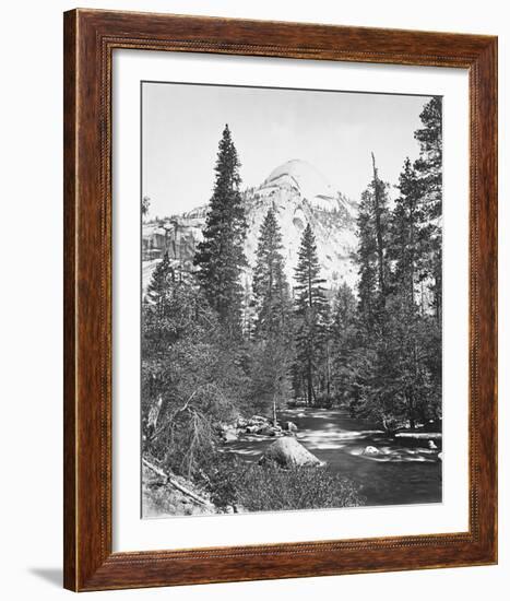 North Dome, 3730 ft., Yosemite-Carleton E Watkins-Framed Giclee Print