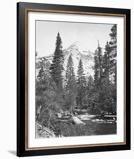 North Dome, 3730 ft., Yosemite-Carleton E Watkins-Framed Giclee Print